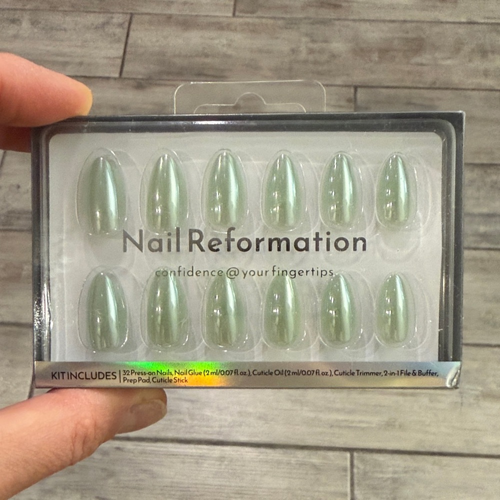 Nail Reformation Press-On Nails - Mint Glaze